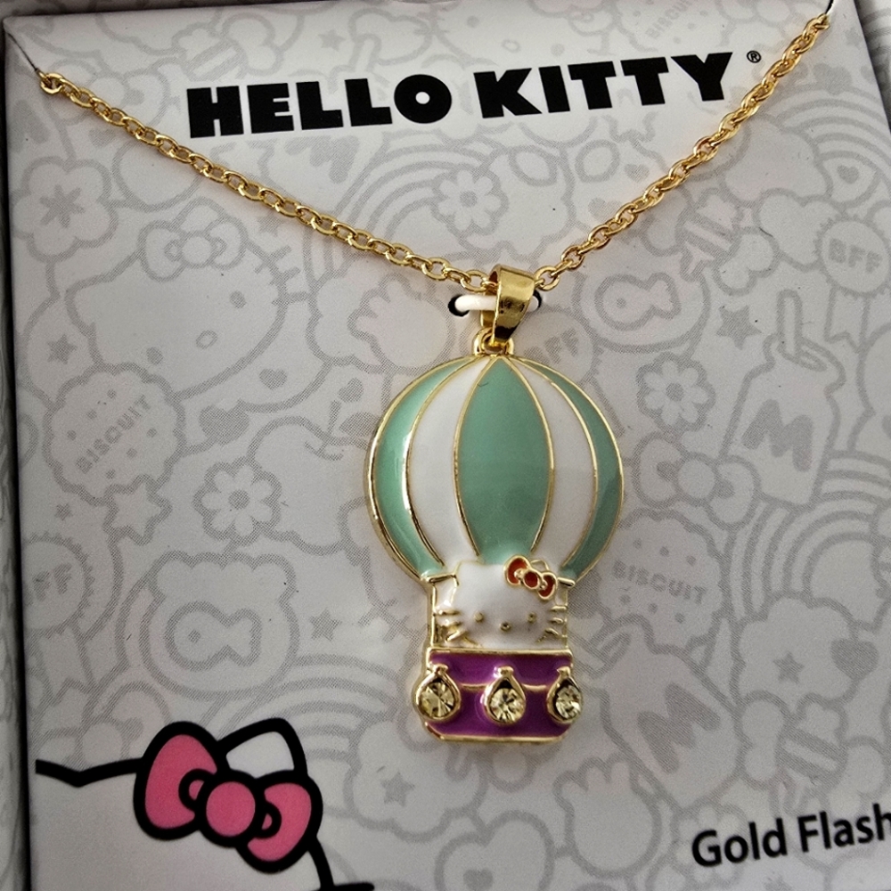 Hello Kitty, necklace gold colored metal
